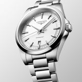Longines Conquest Cuarzo Blanco Acero 41 mm | L3.860.4.12.6