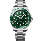 Longines HydroConquest Automático Verde Acero y Cerámica 42 mm | L3.788.4.06.6