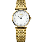 Longines La Grande Classique Nácar Blanco PVD Amarillo 24 mm | L4.209.2.87.8