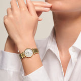 Longines La Grande Classique Nácar Blanco PVD Amarillo 24 mm | L4.209.2.87.8