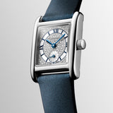 Longines Mini DolceVita Engaste Diamante Nieve Nácar Blanco Acero 21.50 x 29.00 mm | L5.200.4.87.2