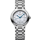 Longines PrimaLuna Automático Diamantes Madreperla Blanco Acero 30 mm | L8.123.4.87.6