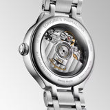 Longines PrimaLuna Automático Diamantes Madreperla Blanco Acero 30 mm | L8.123.4.87.6