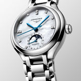 Longines PrimaLuna Moonphase Diamantes Nácar 34 mm | L8.126.4.87.6