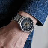 MIDO Commander Gradient Azul Acero 40 mm | M021.407.11.411.01
