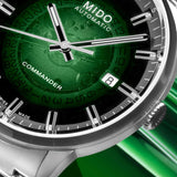 MIDO Commander Gradient Automático Verde Acero 40 mm | M021.407.11.411.03