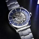 MIDO Multifort Skeleton Vertigo Azul Acero 42 mm | M038.436.11.041.00