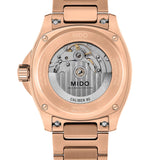 MIDO Multifort TV Big Date Automático Azul Acero PVD Oro Rosa 40 mm | M049.526.33.041.00