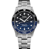 MIDO Ocean Star con esfera azul degradada, caja y brazalete de acero inoxidable de 39 mm.