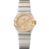 OMEGA Constellation Co-Axial Chronometer Automático Diamantes Acero y Oro Amarillo 27 mm | 123.25.27.20.57.00