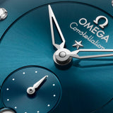 OMEGA Constellation Co-Axial Master Chronometer Small Seconds Diamantes Azul Acero 34 mm | 131.10.34.20.53.001