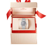 OMEGA Constellation Meteorito Lavanda Diamantes Acero 28 mm | 131.15.28.60.99.001