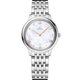 OMEGA De Ville Prestige Cuarzo Blanco Nácar Acero 30 mm | 434.10.30.60.05.001