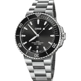 ORIS Aquis Date Negro Acero Bisel Cerámico 43,50 mm | 73377304154LSM