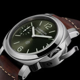 Panerai Luminor Logo Cuerda Manual Verde Acero 44 mm | PAM01624