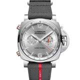 Panerai Luminor Luna Rossa Chrono Edición Limitada Plateado Acero 44 mm | PAM01768