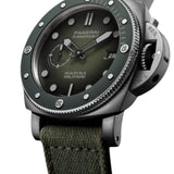 Panerai Submersible Marina Militare Automático Verde Acero 44 mm | PAM01697