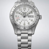 Seiko 5 Sports Field Automático Brújula Blanco Acero 41 mm | HDB007K1