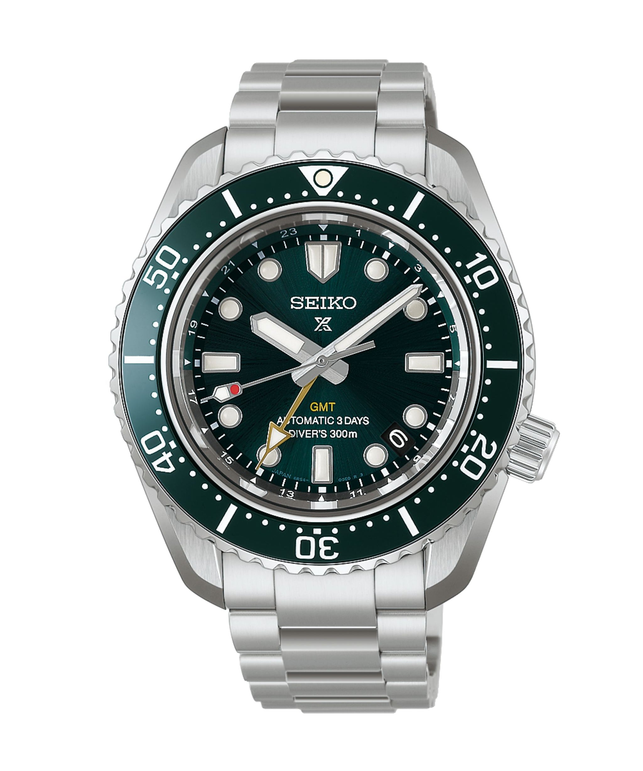 Seiko Prospex 1968 Heritage Diver's GMT Automático Verde Acero 42 mm | HBC001J1
