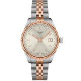 Tissot Ballade Cuarzo Plateado Acero PVD Oro Rosa 34 mm | T1562102203101