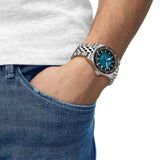 Tissot PR516 Automático Azul Acero PVD 38 mm | T149.407.11.041.00