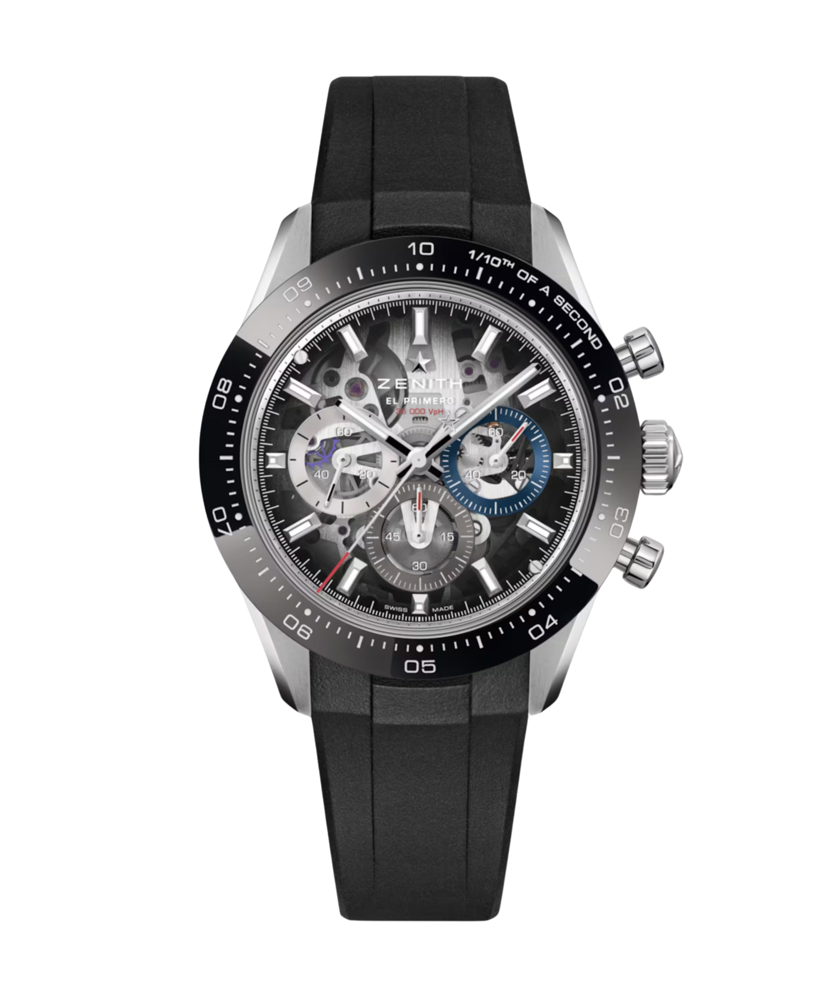 Zenith Chronomaster Sport Skeleton Cronógrafo Acero y Cerámica 41 mm | 03.3130.3600/01.M3130