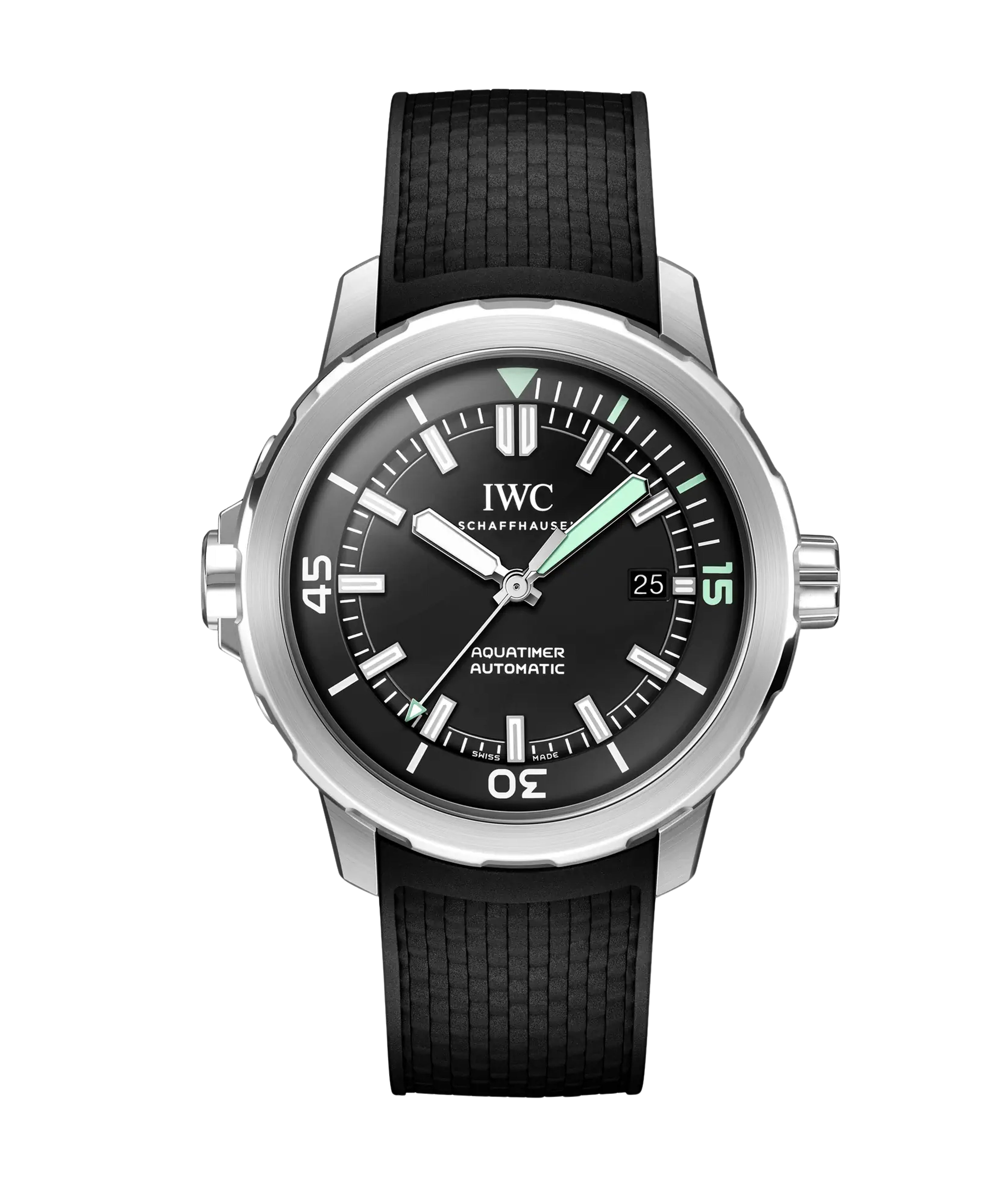 IWC Aquatimer Automático Negro Acero 42 mm | IW328802