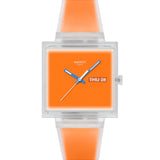 Swatch What If See Thru Orange 41.80 mm | SO38K704